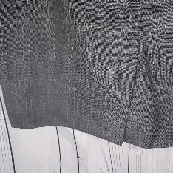 Pendleton Gray Pencil Minimalist Skirt Knee-Length Size 14 - Picture 9 of 11